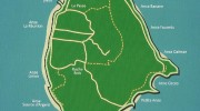 Seychellen, Landkarte La Digue