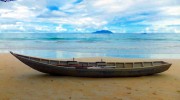 Seychellen, traditionelles Fischerboot