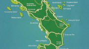 Seychellen, Landkarte Mahé Nord & Süd