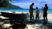 Regionale Produkte Seychellen local products Fischerei Pirogue