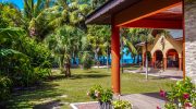 Anse Kerlan Beach Chalets Praslin Seychelles Blick vom neuen Apartment