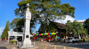 Clock Tower in Downtown Victoria, Mahé, Seychellen