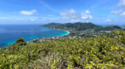 Mare aux Cochons Trail, Blick über den Nordwesten von Mahé, Seychellen