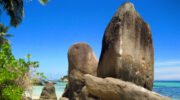 Anse Royale, Mahé Süd, Seychellen, Monument Rock