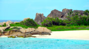 Anse Marron Beach, La Digue, Seychellen