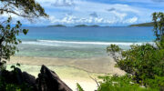 Anse Gaulettes, La Digue, Seychellen