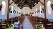 La Digue, Seychellen, Church, Kirche Notre Dame de L'Assomption