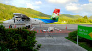 Praslin Island, Seychellen, gelandet mit Air Seychelles/Twin Otter