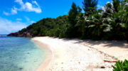 Praslin Island, Seychellen, Anse Kerlan Beach