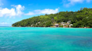 Praslin Island, Seychellen, Baie Ste Anne, Chalet Cote Mer und Colibri Guesthouse