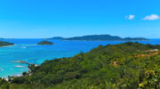 Praslin Island, Seychellen, Fond Ferdinand, Aussichtspunkt