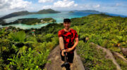 Praslin Island, Seychellen, Fond Ferdinand, Aussichtspunkt, Mister Olaf