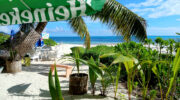 Praslin Island, Seychellen, Grand Anse, La Voi del Mare Beach Bar