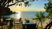 Praslin Island, Seychellen, Südost-Küste, Les Rochers Restaurant