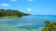 Bootsausflug zu den Riesenschildkröten auf Curieuse Island, Seychellen, Baie Laraie und Turtle Pond