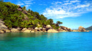 Bootsausflug, Schnorchelausflug, Félicité Island, Seychellen
